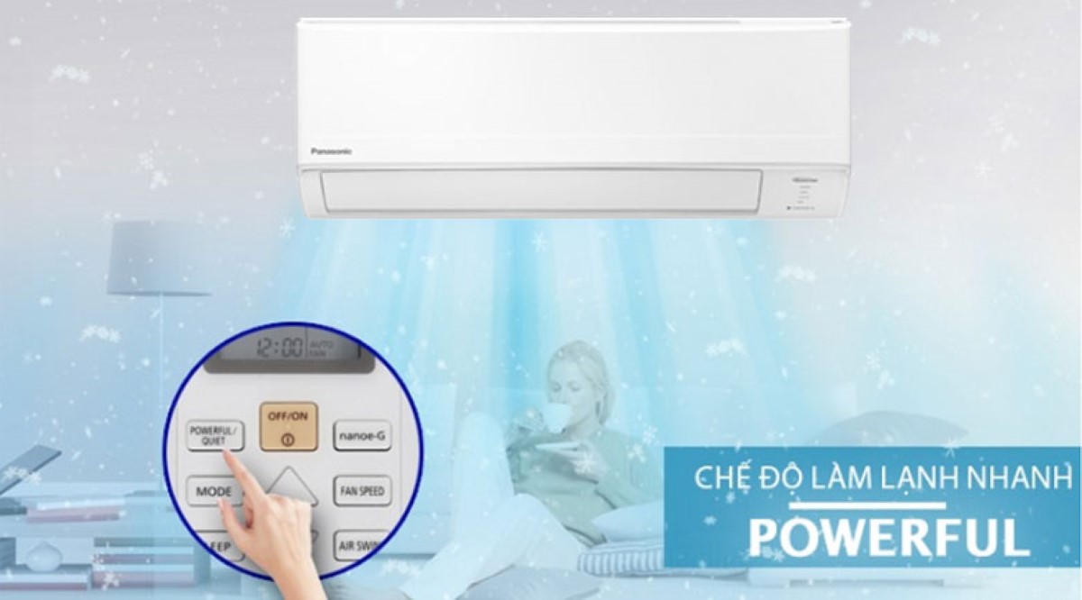 Điều hòa Panasonic 1 chiều Inverter 9000BTU CS-PU9WKH-8M 3